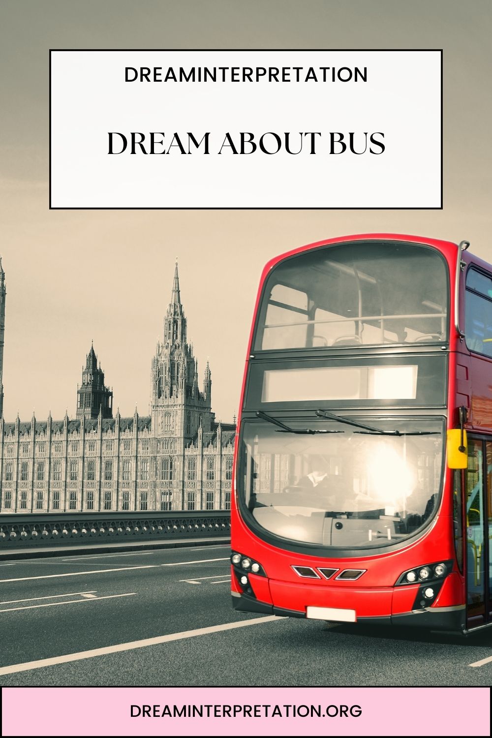 Dream About Bus pin 