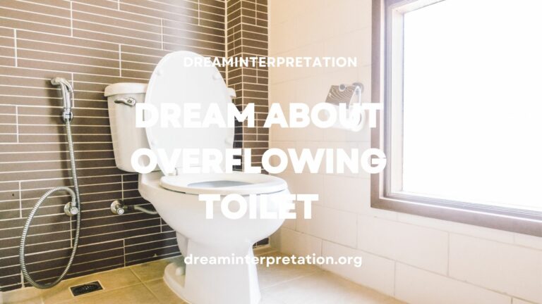 Dream About Overflowing Toilet? (Interpretation & Spiritual Meaning)