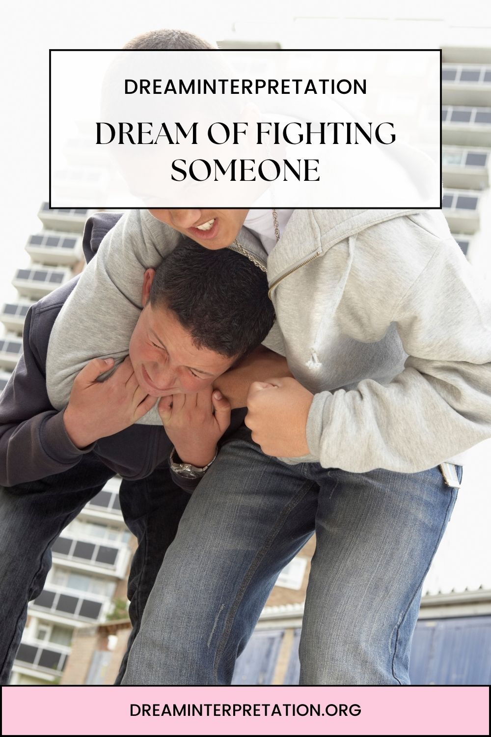 Dream Of Fighting Someone pin