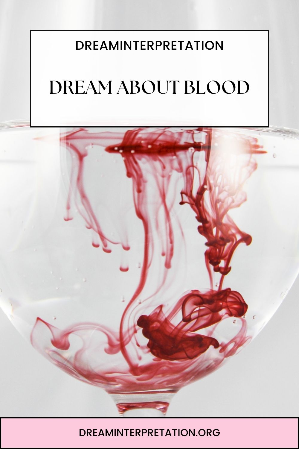 Dream About Blood pin 1