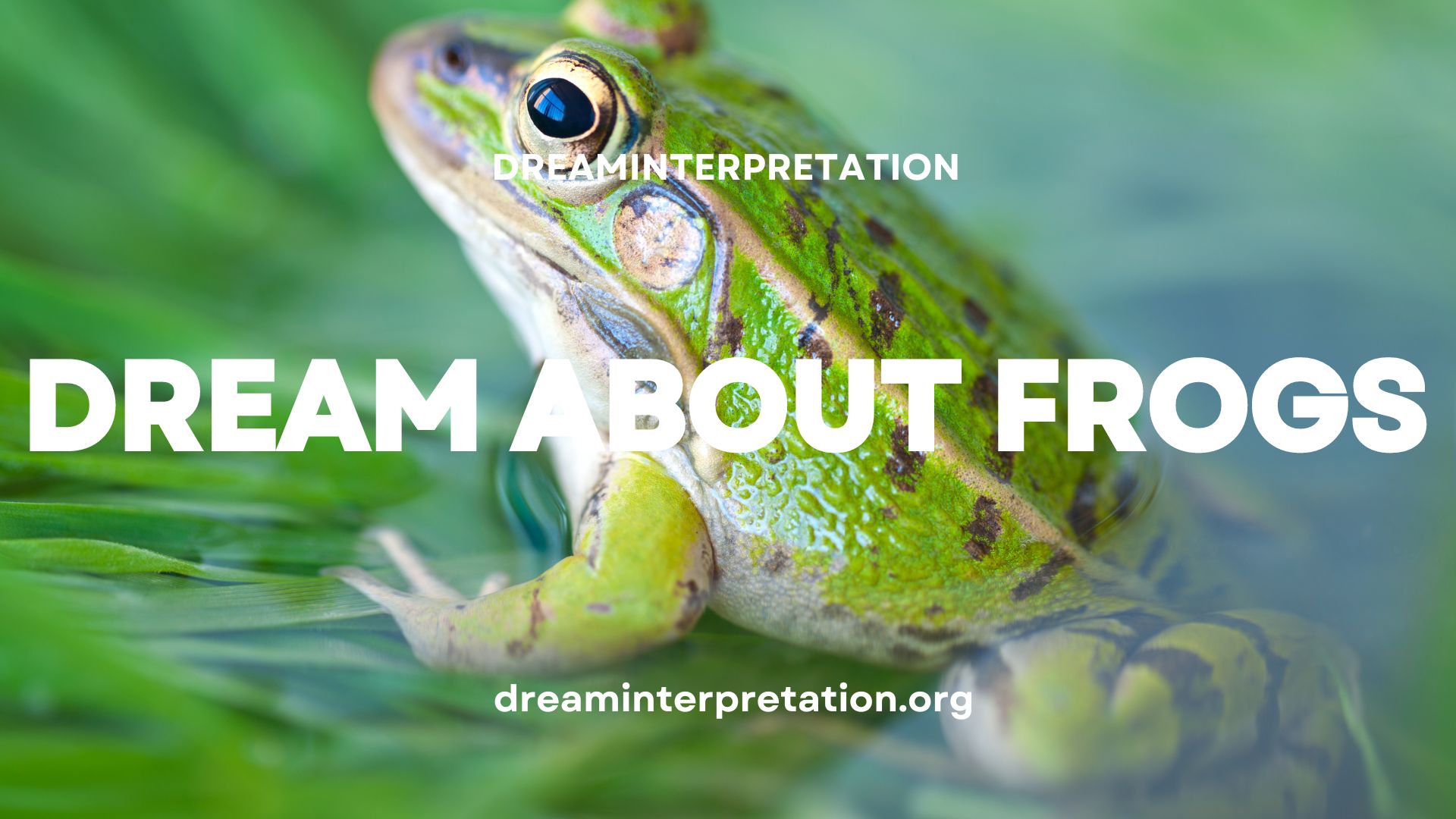 Dream About Frogs (Interpretation & Spiritual Meaning)