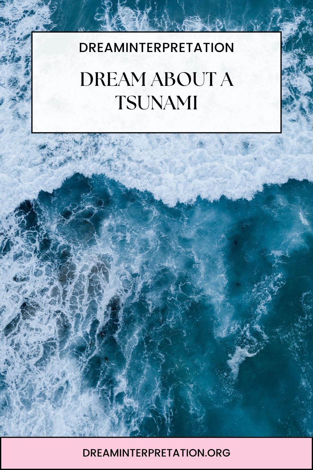 Dream About a Tsunami pin 2