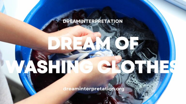Dream Of Washing Clothes? (Interpretation & Spiritual Meaning)