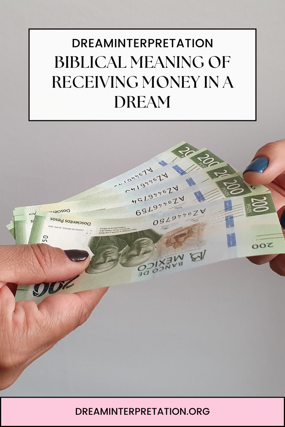 Biblical Meaning Of Receiving Money In A Dream pin 2