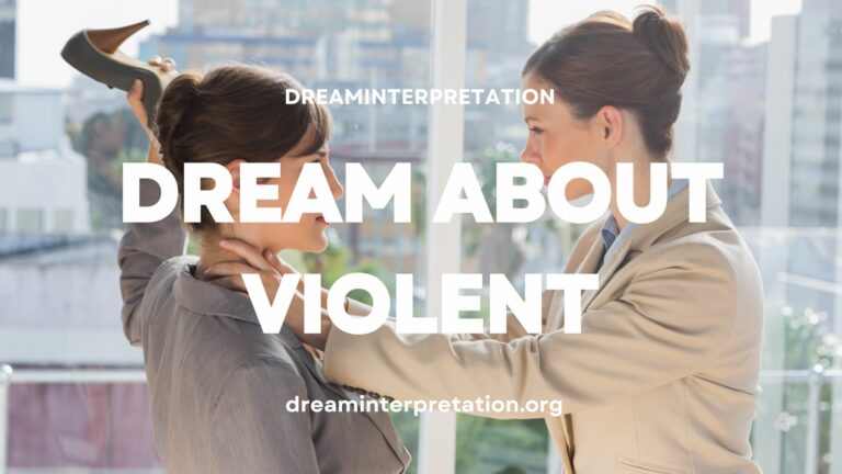 Dream About Violent (Interpretation & Spiritual Meaning)