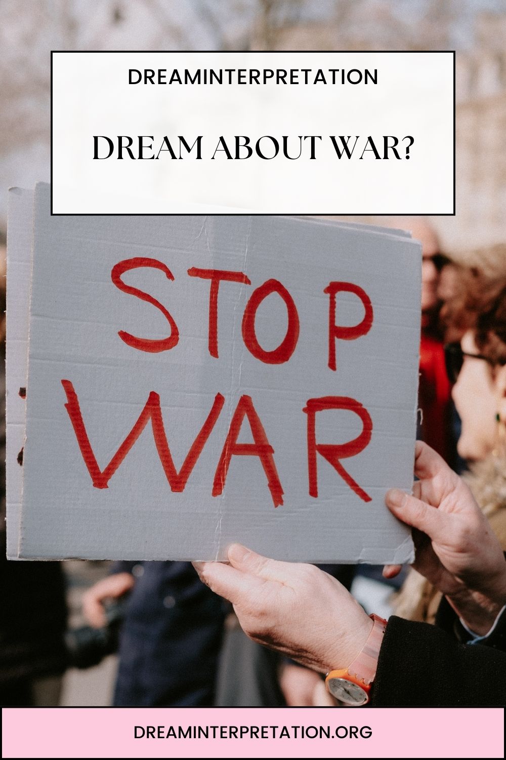 Dream About War pin 1