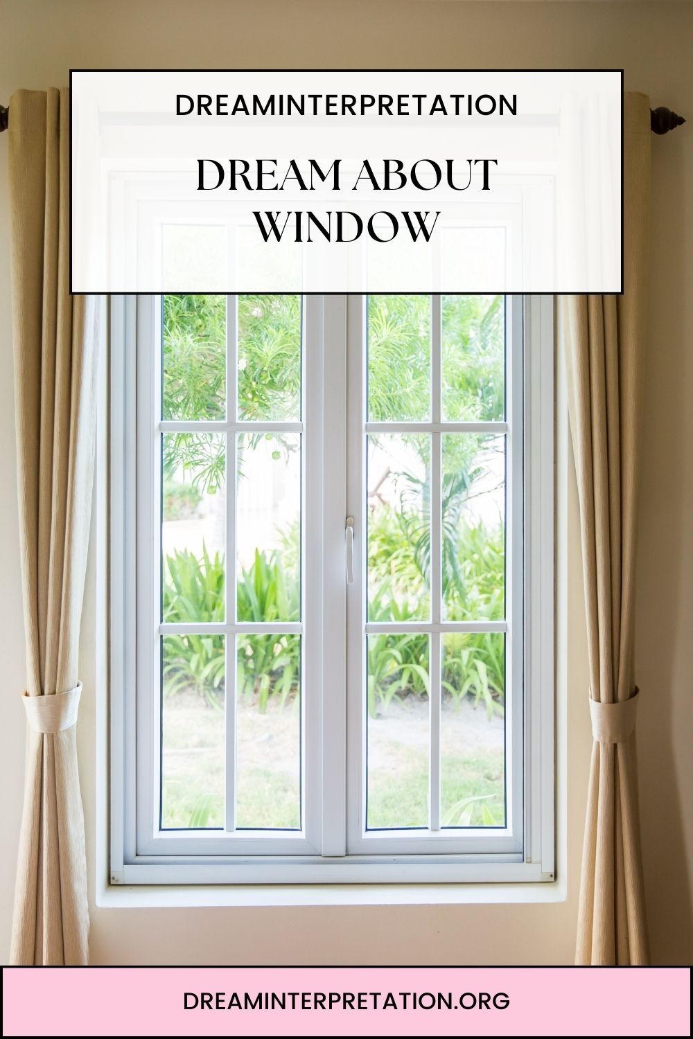 Dream About Window pin2