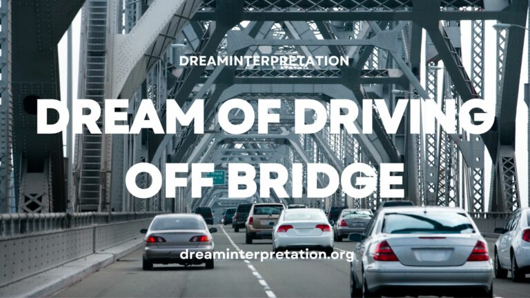 Dream Of Driving Off Bridge (Interpretation & Spiritual Meaning)