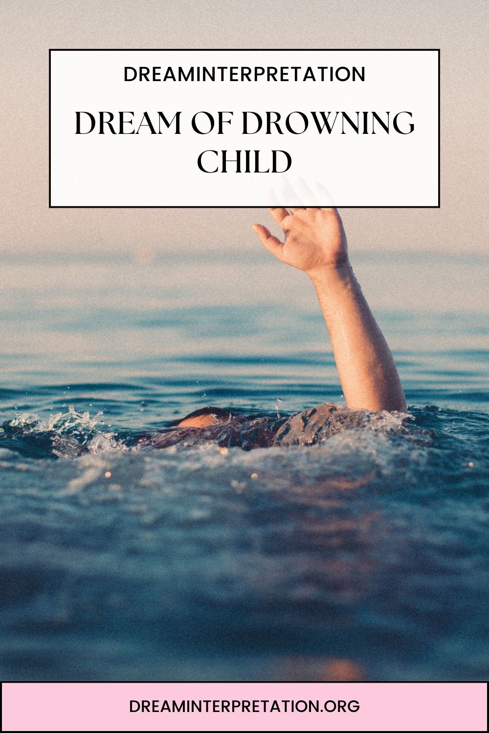 Dream Of Drowning Child pin 2