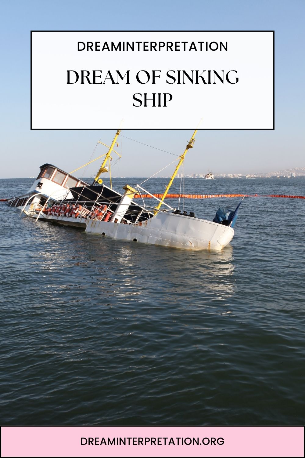 Dream Of Sinking Ship pin2