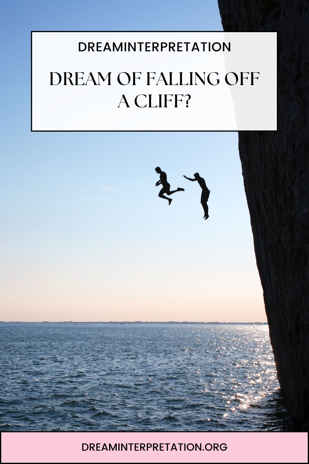 Dream of Falling Off A Cliff pin 2