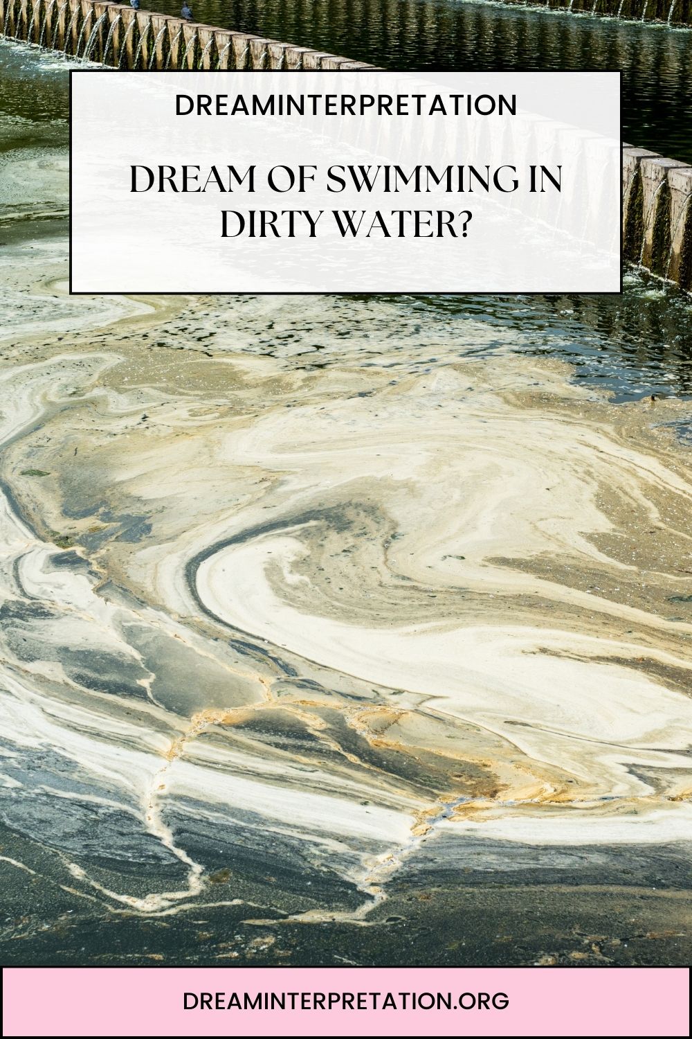 Dream of Swimming in Dirty Water pin 1